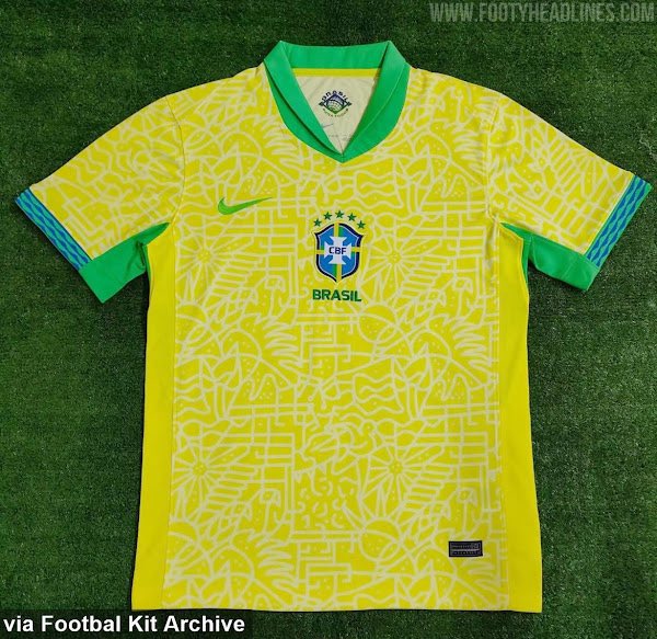 Finiture verdi sul collo: ecco la nuova maglia del Brasile per la Copa  America 2024 - DerbyDerbyDerby